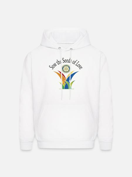 Sow the seeds of love - Men's Hoodie - white