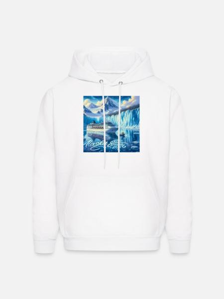 alaska cruise 2024 - Men's Hoodie - white