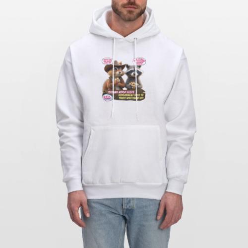 Freedom Squirrel and Raccoon - Men's Hoodie