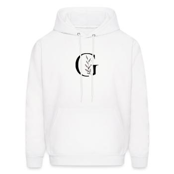G design - Men's Hoodie - white - Front - Elias (183cm)