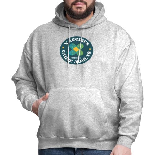 Vaccines Cause Adults_Bandage - Men's Hoodie