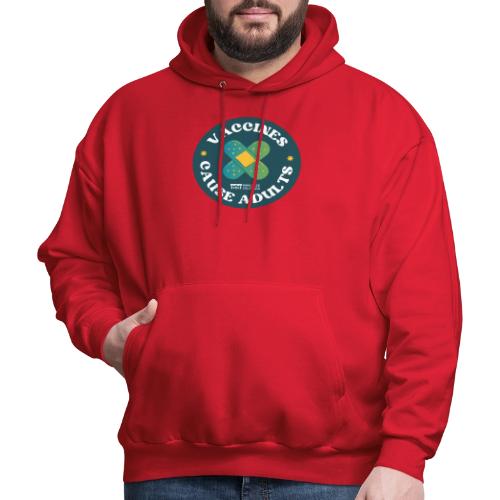 Vaccines Cause Adults_Bandage - Men's Hoodie