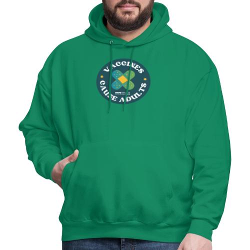 Vaccines Cause Adults_Bandage - Men's Hoodie