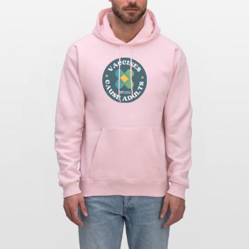 Vaccines Cause Adults_Bandage - Men's Hoodie