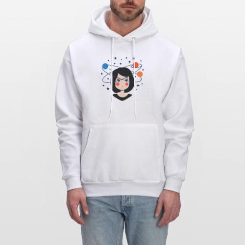 Spaced Out Girl – Mouse Pad - Men's Hoodie