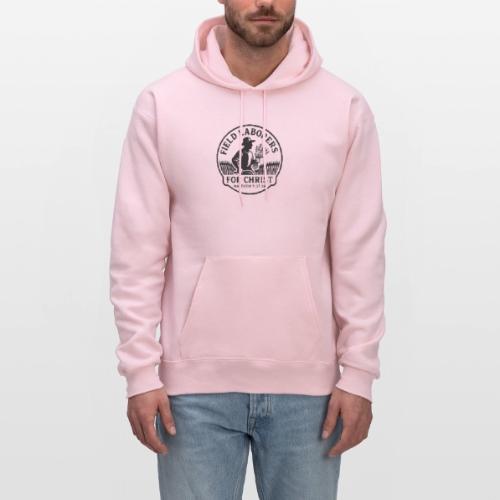 Field Labor Matt 9 37 Big background - Men's Hoodie