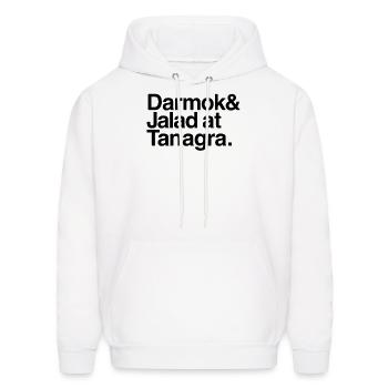 Darmok and Jalad at Tanagra - Men's Hoodie - white - Front - Elias (183cm)