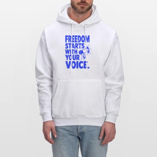 Freedom Starts With Your Voice Vintage - Men's Hoodie