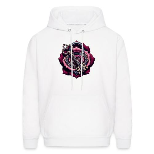You Hold the Key to My Heart Rose Lock T-Shirt - Men's Hoodie