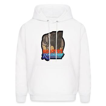 911 hooters 9/11 - Men's Hoodie - white - Front - Elias (183cm)