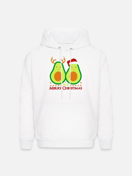Avo Merry Christmas - Men's Hoodie - white