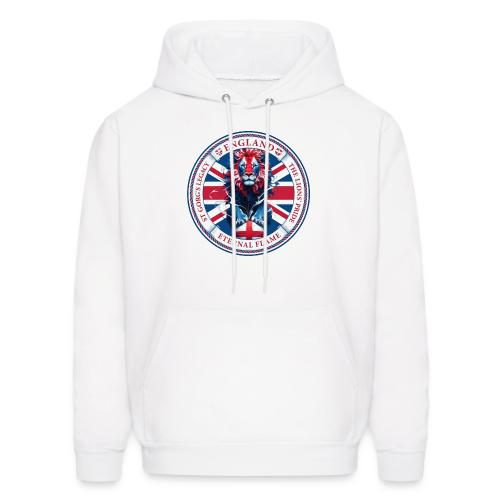 England Lion Emblem T Shirt, Flag Pride Gift - Men's Hoodie