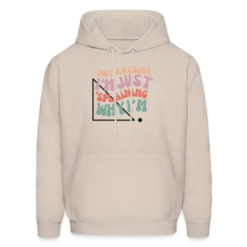 Not Splaining Right Triangle - Men's Hoodie