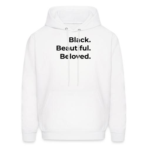 Black Beloved Tee - Men's Hoodie