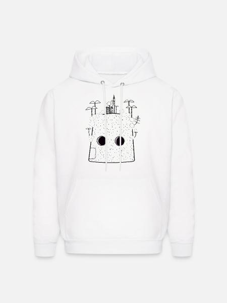 bucket head - Men's Hoodie - white