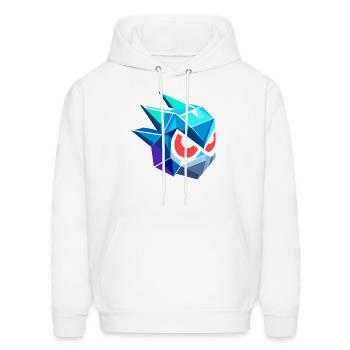 Geometry Dash - Men's Hoodie - white - Front - Elias (183cm)