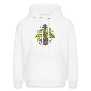 Best Cello Teacher Ever for cello instructor - Men's Hoodie - white - Front - Elias (183cm)