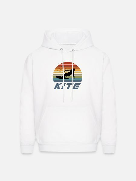 Kite Design - Men's Hoodie - white