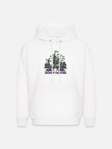 money hunter - Men's Hoodie - white
