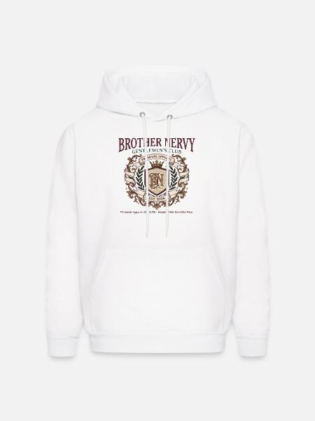 Brother Nervy Gentlemen's Club - Men's Hoodie - white