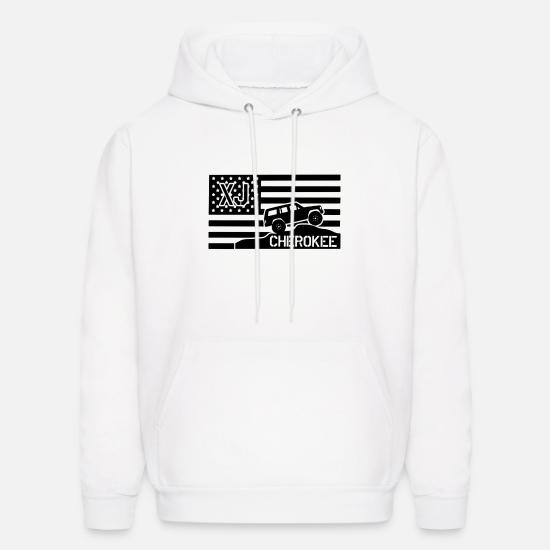 Jeep Cherokee XJ American Flag' Men's Hoodie | Spreadshirt