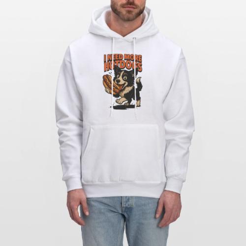 Funny Dog Hotdog Lover T-Shirt - Men's Hoodie