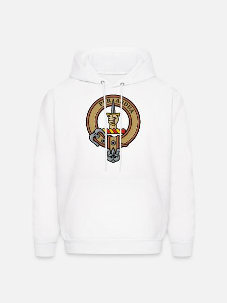 Clan MacIntyre Crest - Men's Hoodie - white