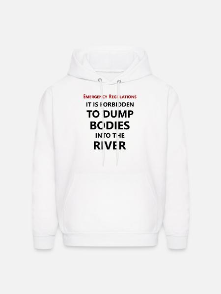 Emergency Regulations - Men's Hoodie - white