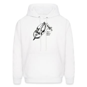 Musical - Men's Hoodie - white - Front - Elias (183cm)