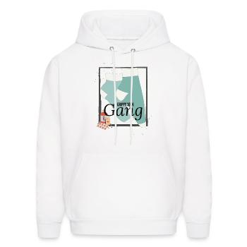 Grippy Sock Gang - Men's Hoodie - white - Front - Elias (183cm)