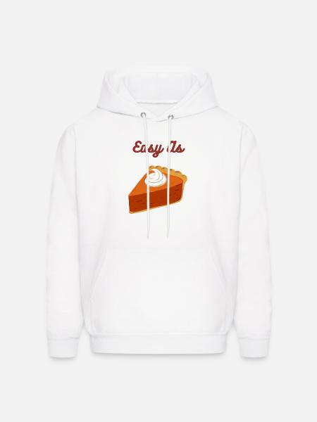 Easy As pie - Men's Hoodie - white