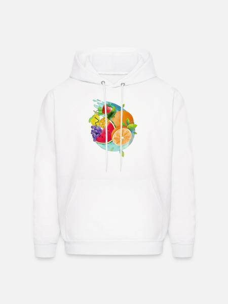 Fruity Fruits - Men's Hoodie - white