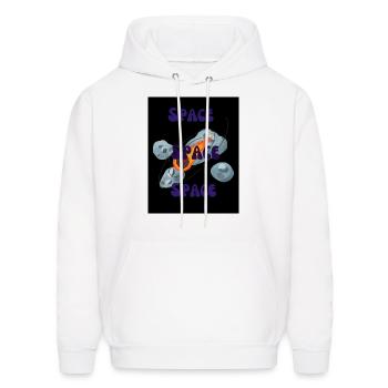 Space 20250618 132631 0000 - Men's Hoodie - white - Front - Elias (183cm)