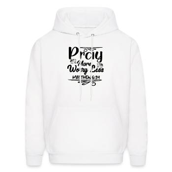Religious 11 - Men's Hoodie - white - Front - Elias (183cm)
