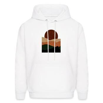 Sand And sun - Men's Hoodie - white - Front - Elias (183cm)