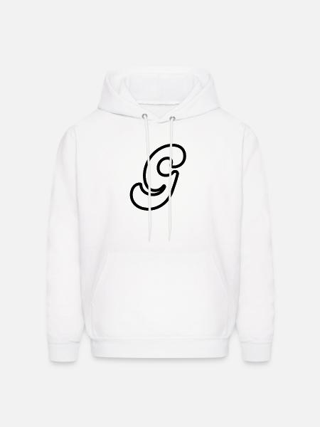 letter G - Men's Hoodie - white