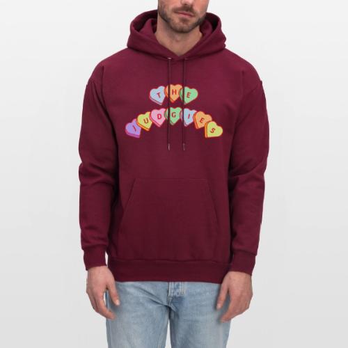 The Judgies Candy Hearts - Men's Hoodie