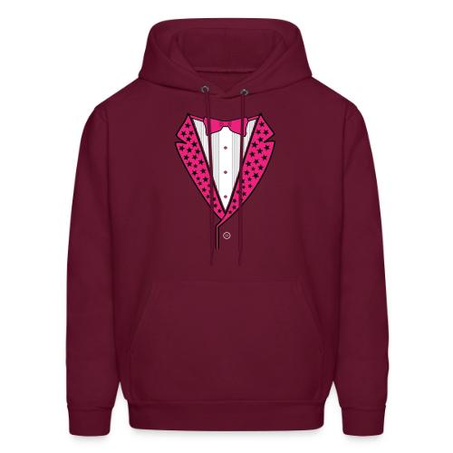 PINK STAR TUXEDO - Men's Hoodie