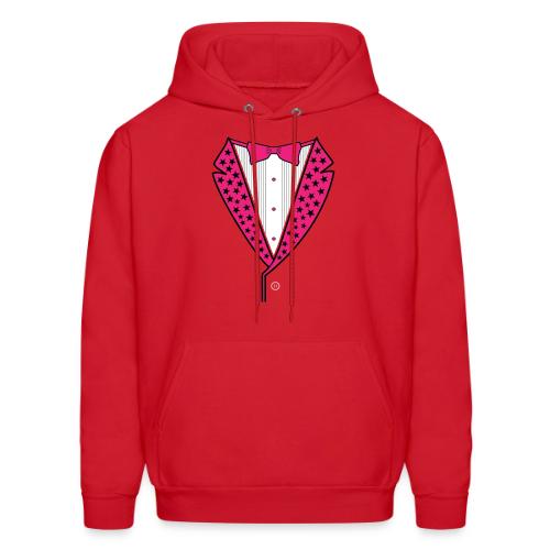 PINK STAR TUXEDO - Men's Hoodie