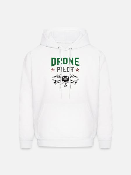 Drone Pilot - Men's Hoodie - white