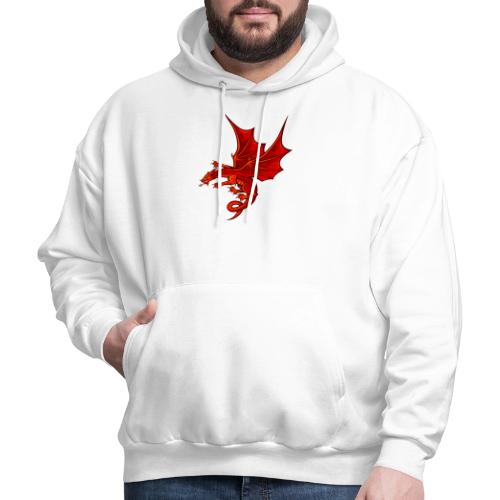 Cool red dragon - Men's Hoodie