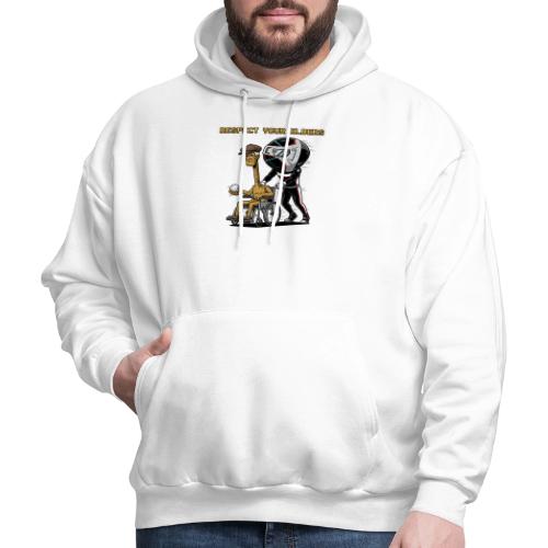Respect Your Elders Design Golf Humor T-Shirt - Men's Hoodie