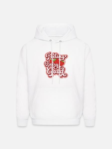 Feeling berry good - Men's Hoodie - white
