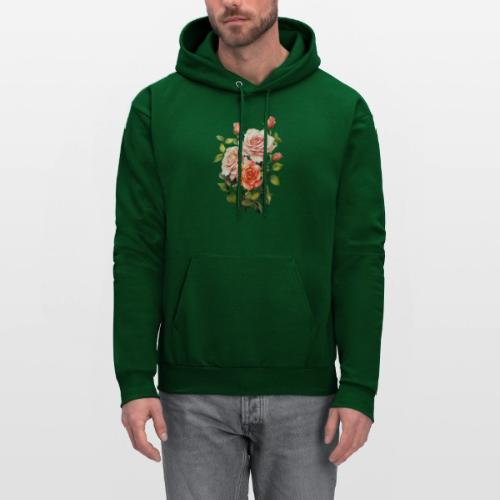 Pink Roses - Men's Hoodie