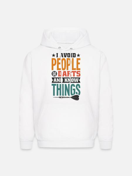 Darts Dart Player - Men's Hoodie - white