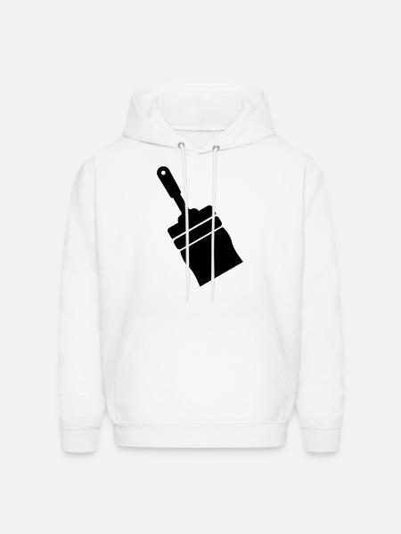 paint brush - Men's Hoodie - white