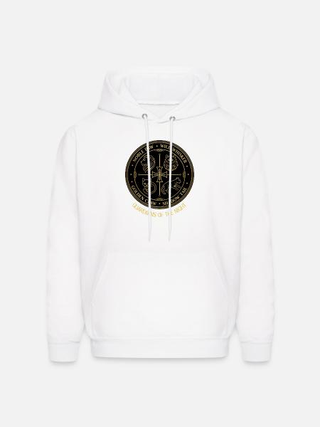 Guardians of the Night Crest - Men's Hoodie - white