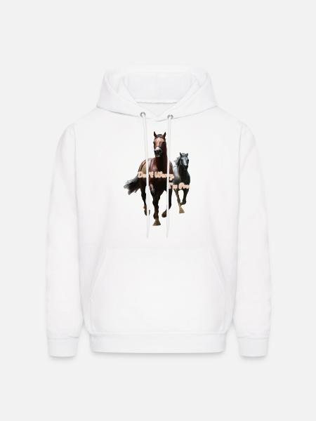 Don't Worry, I'm Pro - Men's Hoodie - white