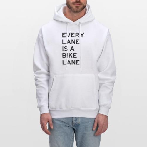 Every Lane is a Bike Lane - Men's Hoodie