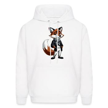 Sofiscated Fox - Men's Hoodie - white - Front - Elias (183cm)